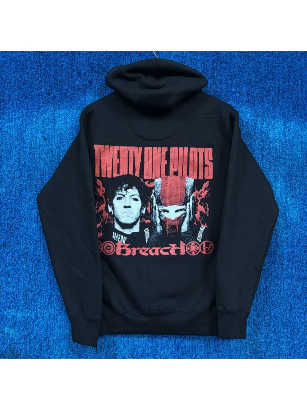 Twenty One Pilots Breach Album Synth Pop Duo Zip-Up Hoodie S